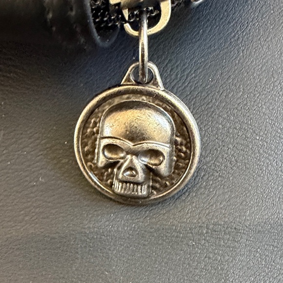 Ed Hardy Pink Tattoo Print Zip Around Wallet Love Kills Slowly Skull Tiger - Picture 7 of 10